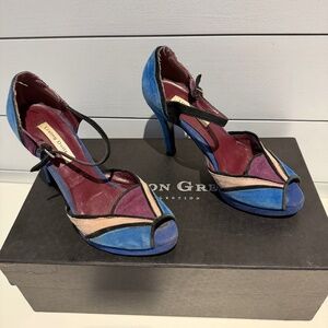 Living Dolls High Heels Suede Leather 37EU 6.5 US 4.5UK